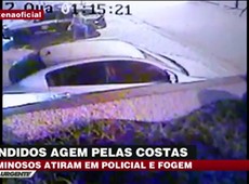 SP: Bandidos atiram em policial e fogem
