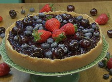 Cheesecake de Frutas Vermelhas Sem Glutén