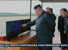 Coreia do Norte continuará com programa nuclear