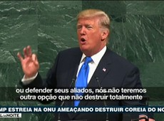 Trump estreia na ONU ameaçando destruir Coreia do Norte