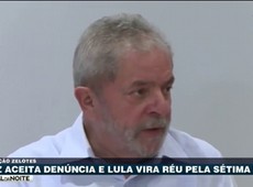 Juiz aceita denúncia e Lula vira réu pela sétima vez