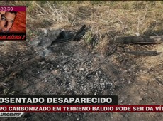 Corpo carbonizado pode ser de idoso desaparecido