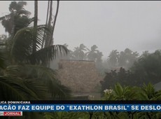 Furacão faz equipe do Exathlon Brasil se deslocar