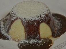 Pudim de Leite em Pó com Creme de Avelã