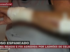 Idoso reage a assalto e é espancado