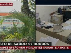 Doria sobre roubos a postos de saúde: Não sabia