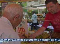 Prévia da inflação é a menor em 11 anos