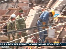 Buscas após terremoto continuam no México
