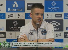 Atletas do Grêmio dizem que não desistiram do Brasileiro
