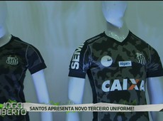 Santos apresenta novo terceiro uniforme