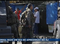 RJ: Mais um dia de apreensão na Rocinha