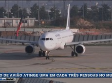 Medo de avião atinge uma em cada três pessoas no mundo
