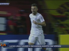 Lucas Lima encaminha acerto com o Verdão e é vaiado