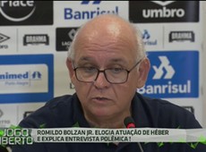 Após polêmica, presidente do Grêmio elogia H. Roberto Lopes