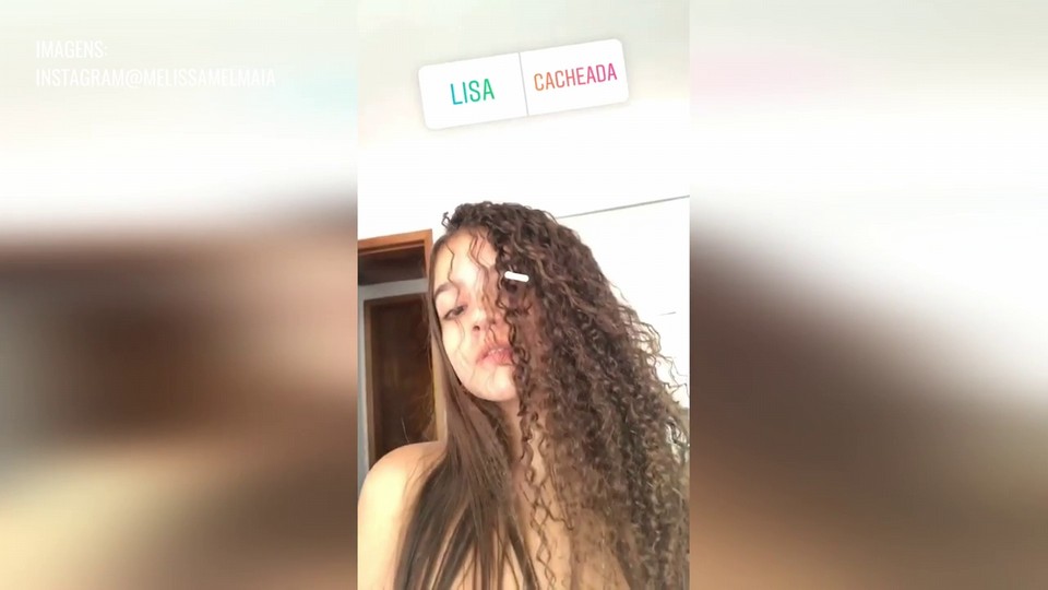 Mel Maia mostra cabelo natural e faz enquete na web: “Lisa ou cacheada?” -  BOL Vídeos