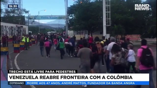 Venezuela Reabre Fronteira Com A Colômbia Tv Uol 9961