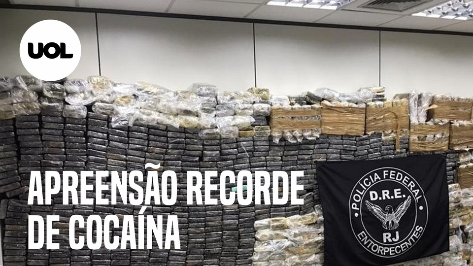 Pf Faz Maior Apreensão De Cocaína Da História Do Rio De Janeiro Tv Uol