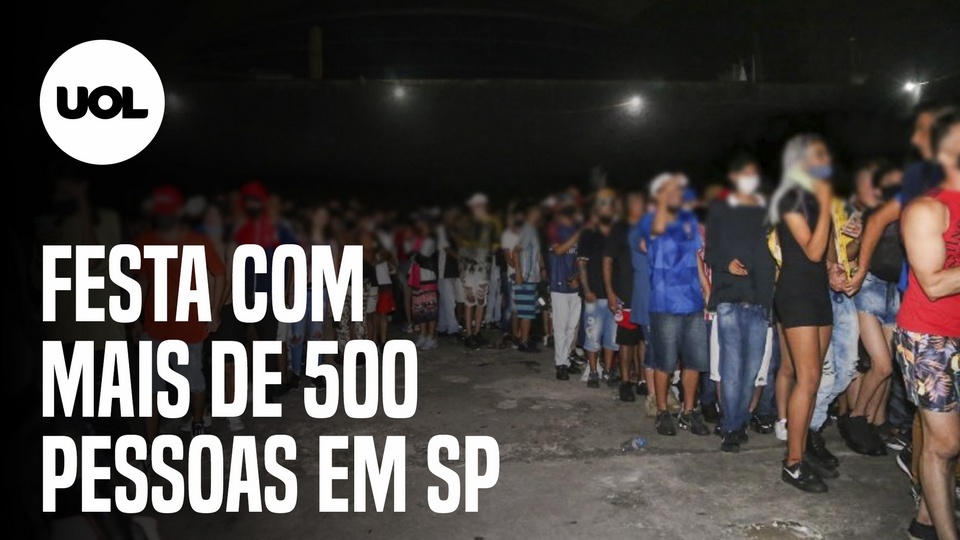 Polícia Encerra Festa Clandestina Com Mais De 500 Pessoas Em Sp Tv Uol 