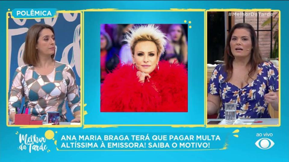 Ana Maria Braga Terá Que Pagar Multa à Emissora Tv Uol 