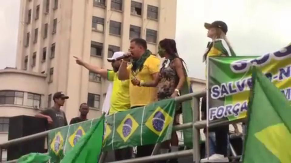 Manifestantes protestam na sede das Forças Armadas no Rio 06 11 2022