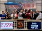 Robert Downey Jr. visita a bolsa de valores de NY