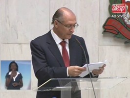 Em discurso, Alckmin exalta investimentos e redução da dívida - UOL Mais