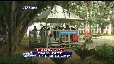 Tiroteio em frente a boate fere três pessoas em Paraty-RJ