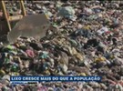 Quantidade de lixo cresce cinco vezes mais do que a população
