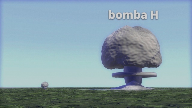 Resultado de imagem para a bomba H que é muito mais potente que atômica