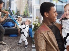 Ator de 'Star Wars' realiza desejo de menino com tumor no cérebro