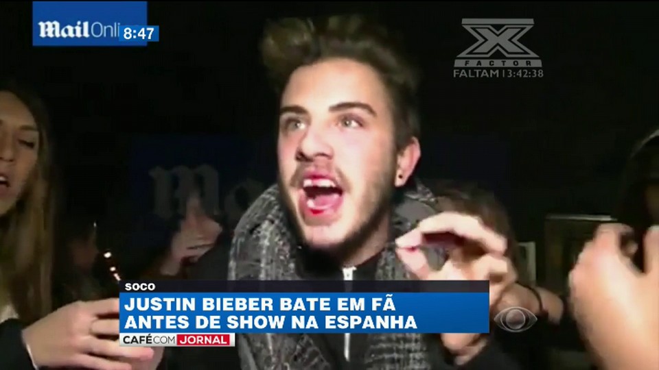 Justin Bieber Dá Soco Em Fã Antes De Um Show Vídeos Band 