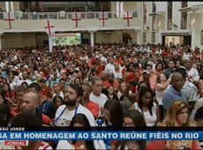 RJ: Missa em homenagem a São Jorge reúne fiéis
