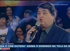 Agora é com Datena anima domingo na tela da Band