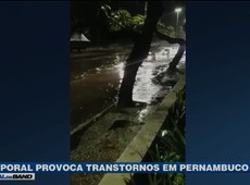 Temporal provoca transtornos em Pernambuco
