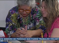 Cresce número de pessoas que fazem trabalho voluntário