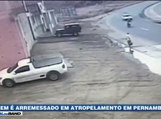 Homem é arremessado em atropelamento em Pernambuco