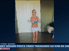 Britney Spears posta vídeo treinando ao som de Anitta