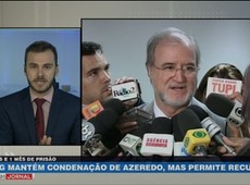 TJ-MG mantém condenação de Azeredo, mas permite recurso
