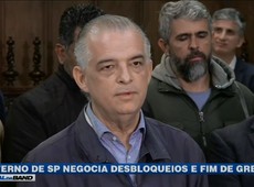Governo de SP negocia desbloqueios e fim de greve