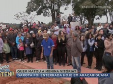 Caso Vitória: Parentes e amigos comparecem ao velório
