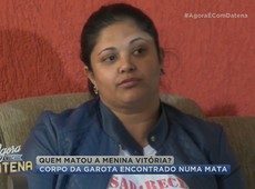 Caso Vitória: Abalada, mãe não comparece a velório de filha