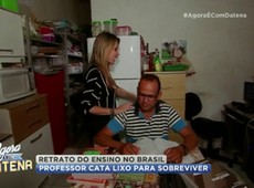 Professor precisa catar lixo para sobreviver