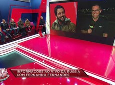Quero entrevista com o Putin, brinca Milton com Fernandinho