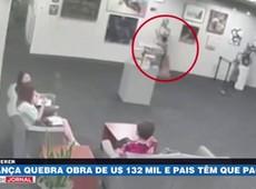 Criança quebra obra de U$ 132 mil nos EUA