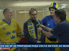 Suecos vivem expectativa da Copa depois de 12 anos