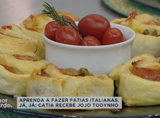 Aprenda a fazer fatias italianas