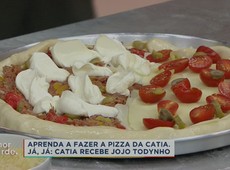Aprenda a fazer a pizza da Catia