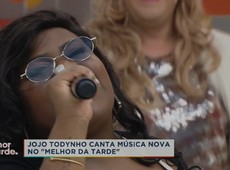 Jojo canta Vou Com Tudo no Melhor da Tarde