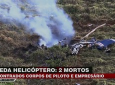 Queda de helicóptero deixa dois mortos em MG