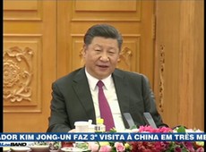 Ditador Kim Jong-un faz visita à China